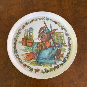 Vintage Peter Rabbit Child's Melamine Plate by SiLite